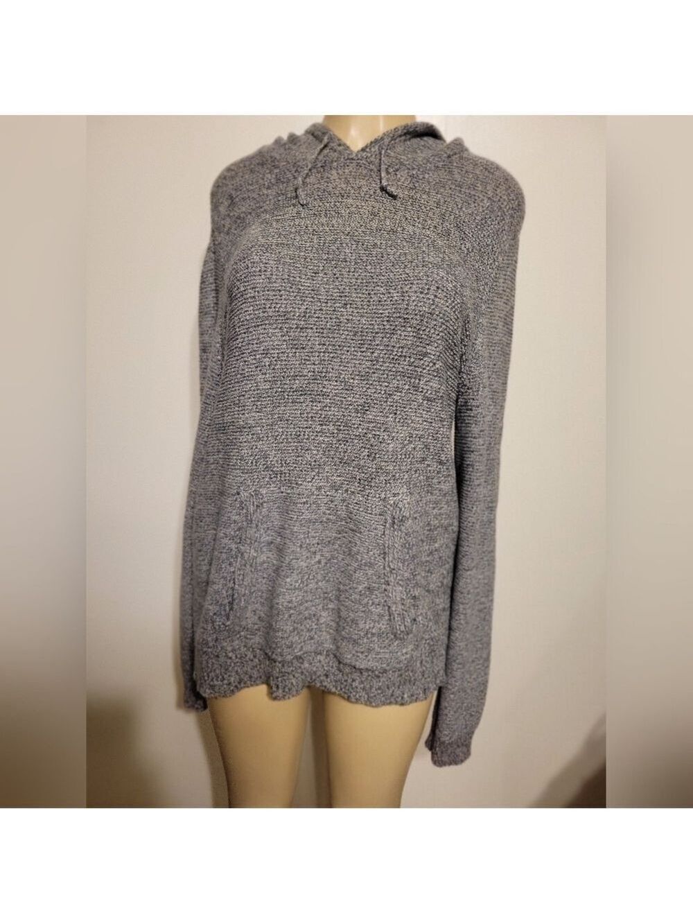 AEROPOSTALE GREY Sweater Pockets Medium Soft Oversized Cozy Winter